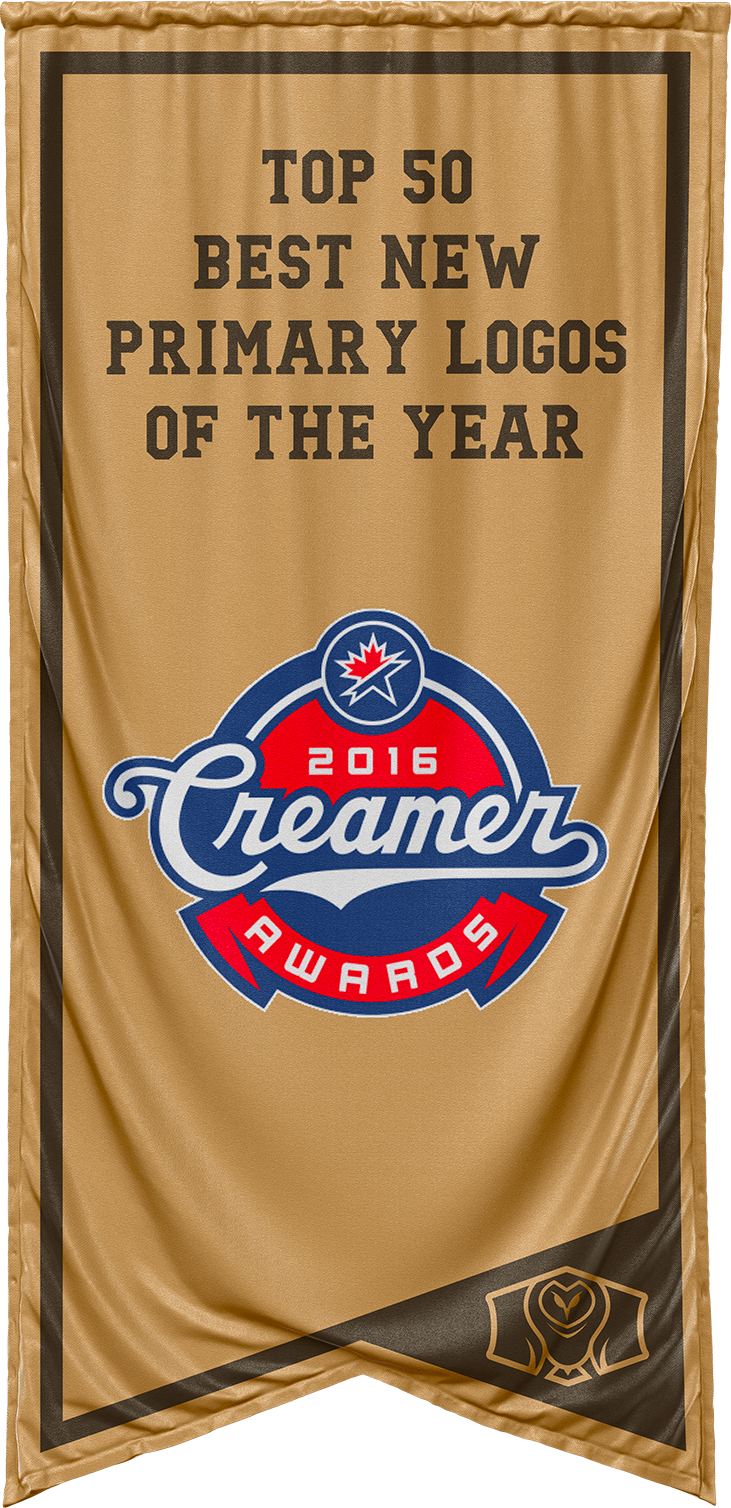 Chris Creamer Awards for top 50 Best New Primary Logos of the Year