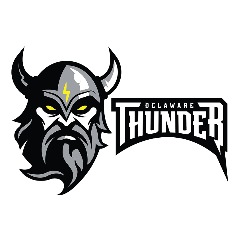 Delaware Thunder Lockup Logo
