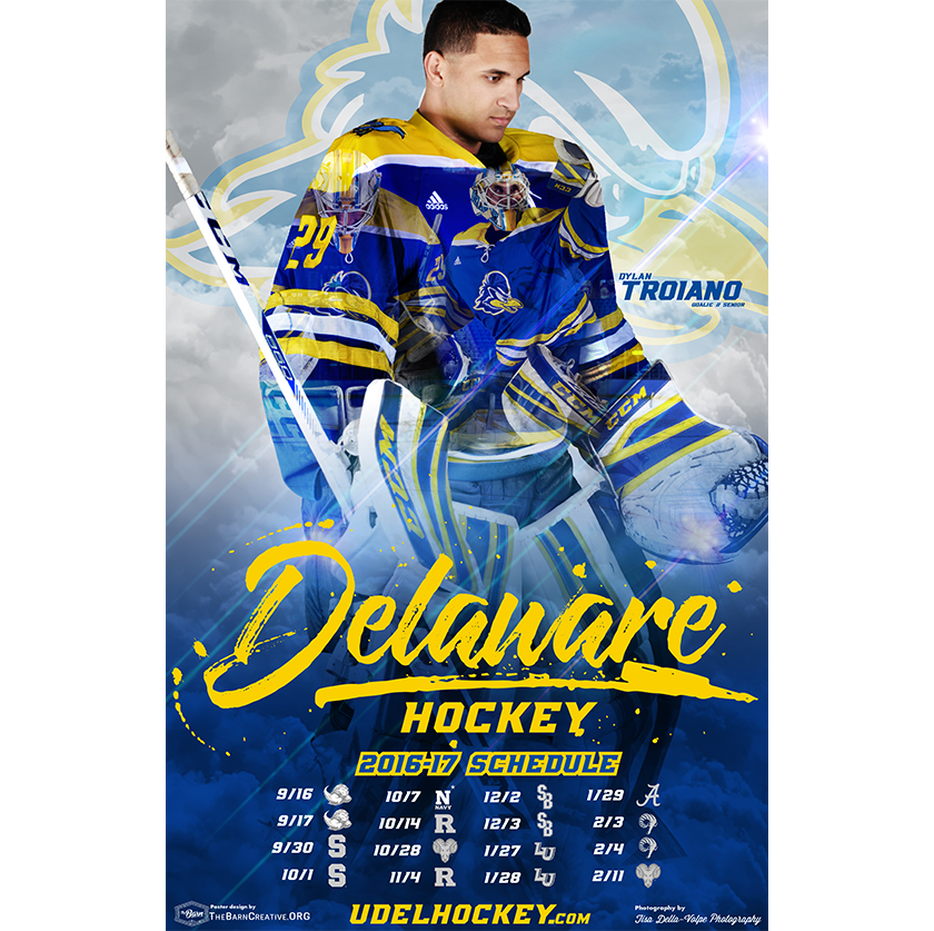 University of Delaware Hockey - Poster Schedule 2016-17
